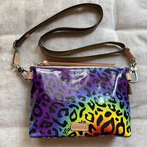 Consuela Rainbow Leopard Crossbody Bag - Semi Midtown